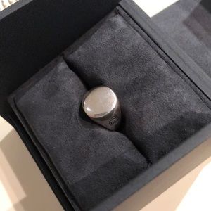 David Yurman Mens Streamline Engravable Pinky Ring